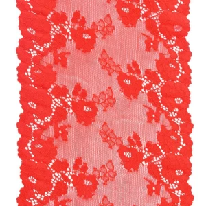 High Quality Stretch 90%Nylon 10%Spandex Lace Fabric for Underwear 6123