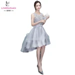 high quality western japanese party wear beaded prom dress for girls women
