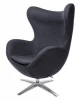 High Quality Wholesale Comfortable Furniture Living Room Accent Leather Hotel Office Swivel Armchair Leather