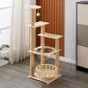 High quality wooden large pet cat playing climbing frame indoor cat tree