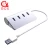 Import High speed charging and data transfer aluminum alloy shell 7 ports 4 port usb hub 3.0 from China