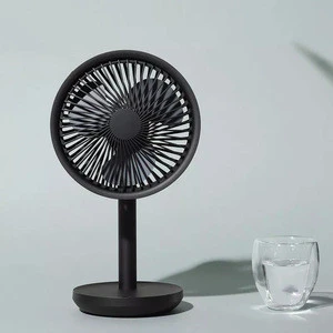 High Speed Portable Air Cooling Mini Plastic Fan Blade Usb Tapletop Small Electric Fans With 4000mAh