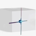 Holographic 3d led fan in other advertising equipment