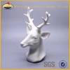 Home Decoration Use Deer Head White Ceramic &amp; Enamel Moose Head Ring Holder