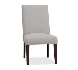 Home Furniture Hotel Restaurant Solid Wood Oak Frame High-back Weeding Fabric Upholstery Dining Chair