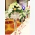 Import home wedding decoration tapered clear flower glass vases from China