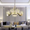 Hot nordic style luxury hotel home decoration LED crystal contemporary lighting