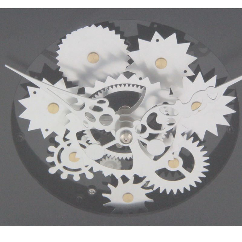 Hot Sale 14&quot; wall gear clock only designed and patent owned by Mktime
