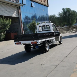 Hot sale 4 wheel 2 seat electric pickup truck  electric pallet truck car