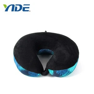 Hot Sale Micro Beads Filling Printing U Shaped Travel Neck Pillow