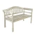 Import hot sale outdoor furniture wholesale solid wood back garden benches from China