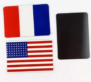 hot sale personalized flag fridge magnets