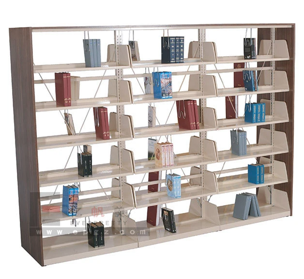 Hot Sale School Furniture Double Side Bookshelf for Library Office Bookshelf