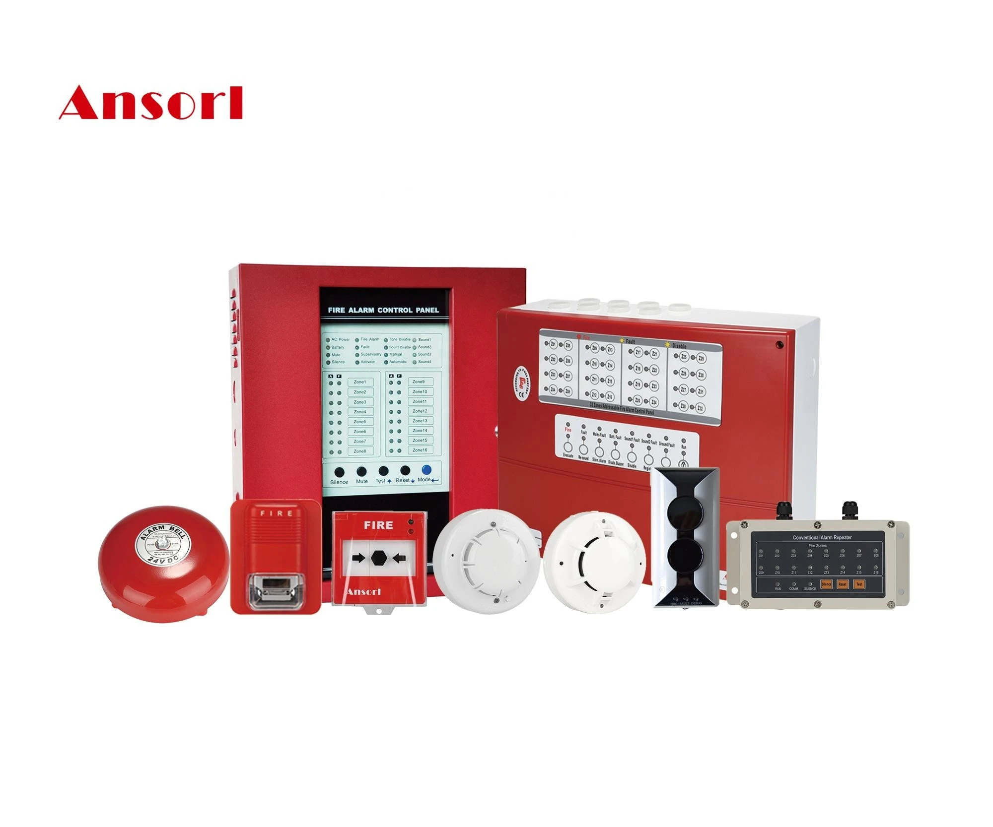 Hot sales 4 8 16 zones list of fire alarm system