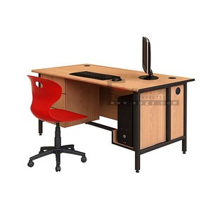 Hot Sales Simple Computer Desk and Chair with CPU Holder