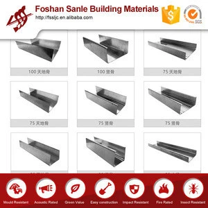 Hot salling Furring Channel/Ceiling Grid Steel Keel/Drywall Partition Metal Profile