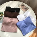 hot sell  seamless breathable comfortable camisole without steel ring for girls