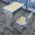 Import Hot sell wholesale single double wood plastic adjustable school furniture desk manufacturers for sale from China