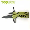 Hot selling 8 in 1 Multitool pliers Camping EDC Folding Outdoor Combination Tool with carabiner clip