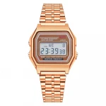 Hot Selling Alarm Stainless Steel Digital Watch Calendar Stopwatch Cheap Led Wrist Watch