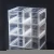 Import Hot Selling Large Aj Collect Shoe Stackable Plastic Storage Folding Display Shoe Box from China