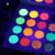Import Hot Selling popular 24 colors night UV glow neon pigment eyeshadow makeup palette private label from China