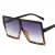 Import Hot Selling Retro Multi-Color big frame sunglasses womens trendy frame shades sunglasses from China