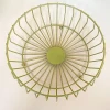 Hot selling wholesale kitchen living room home metal iron wire production fruit bowl basket