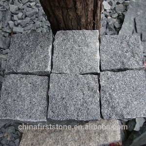 Hot Strongest Handmade Paving Stone for Outdoor Driveway  Cobblestones  9x9x9 Dark Grey 654 Sesame Black Cubic Stone For Sale