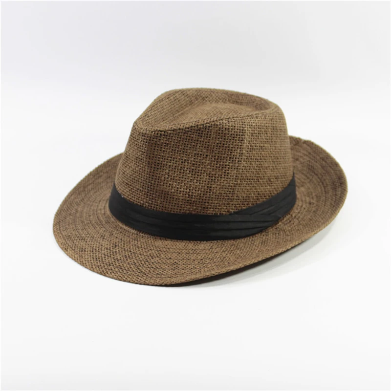 Hot Unisex Women Men Fashion Summer Casual Trendy Beach Sun Straw Panama Jazz Hat Cowboy Fedora hat