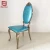 Import Hotel furniture rose gold chair stainless steel from China