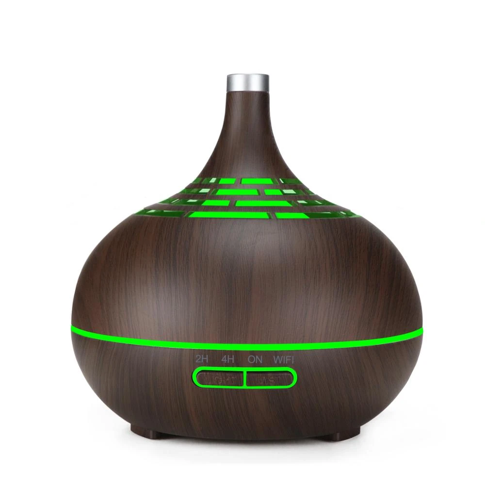 Hotel Room Rose Design 400ml LED Humidifier Aroma Essential Oil Diffuser