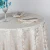 Import Hotel table cover jacquard round tablecloths custom table cloth from China