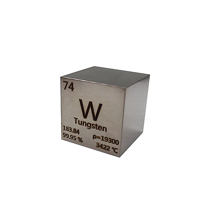 HSG tungsten cube 1kg price,38.1mm tungsten 1.5&quot; ingot metal cube For Sale