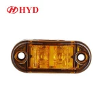HYD80906 amazon amber oval truck trailer led reversing lamp clearance light side marker light lamp for truck lighting system
