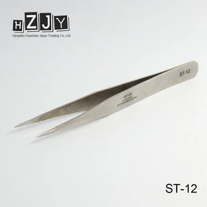 HZJY ST-12 Eyebrow Plucking Tweezers Scissors Tweezers Manufacture
