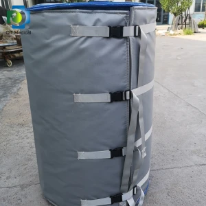 IBC Container or Oil drum, Barrels Silicone Heating blanket Band heaters with insulation layer Reinforced Jacket