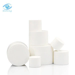 IBELONG hot sale 3g 5g 10g 15g 30g 50g 80g cheap empty frosted white cosmetic pp plastic packaging jar for cream manufacturer