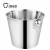 Import Ice Bucket with Handle High Quality Cheap Stainless Steel Buckets,  Customer Logo Sustainable Barware OEM from China