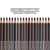 Import [IDS] Korean HARD SQUARE eyebrow pencil wood pencil 9 color from South Korea