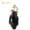 IHA golden black golf clubs sets with travel bag