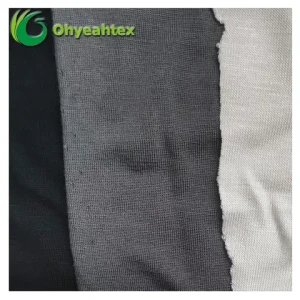 In Stock 200GSM 93%Bamboo 7%Spandex Jersey Fabric For T Shirt