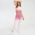 Import In Stock Wholesale Cute Workout Set Dry Fit Breathable Hollow seamless yoga set from China