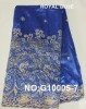 indian raw silk george fabrics with stones for party