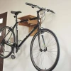 Indoor Bike rack Bicycle Wall Mount Hanger Bmaboo Wood Bike Rack For Hitch