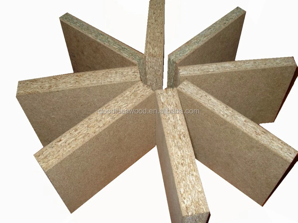 INDOOR USED FRIST CLASS WHOLESALE E1 GLUE MELAMINE PARTICLE CHIP BOARD