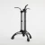 Import Industrial Black  Pedestal Design Black  Pedestal chrome pedestal  Cast Iron  nature travertine top  Dining Metal Table leg from China