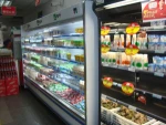 Industrial freezer Semi-Multideck chiller for supermarket beverage display