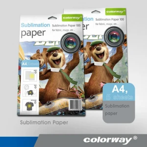 Inkjet Heat Transfer Iron On Paper for Light Color Fabric, Inkjet Printing, Roll T-shirt Transfer Paper