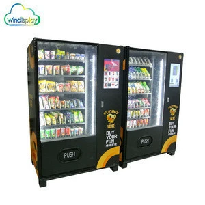 Intelligence wholesale hot mini snack vending machine and food snack